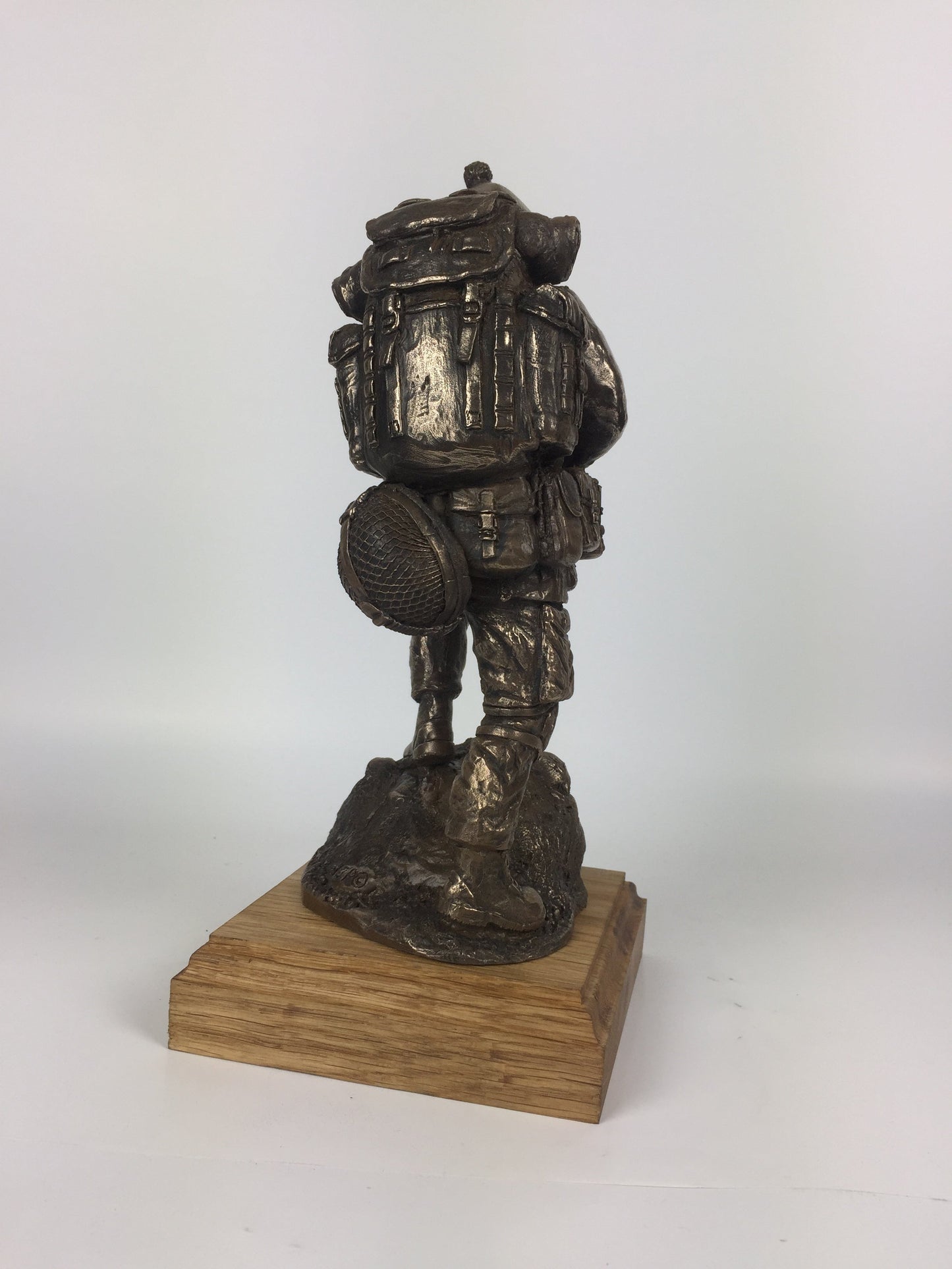 Royal Irish Ranger SA80 Caubeen Cold Cast Bronze Military Statue