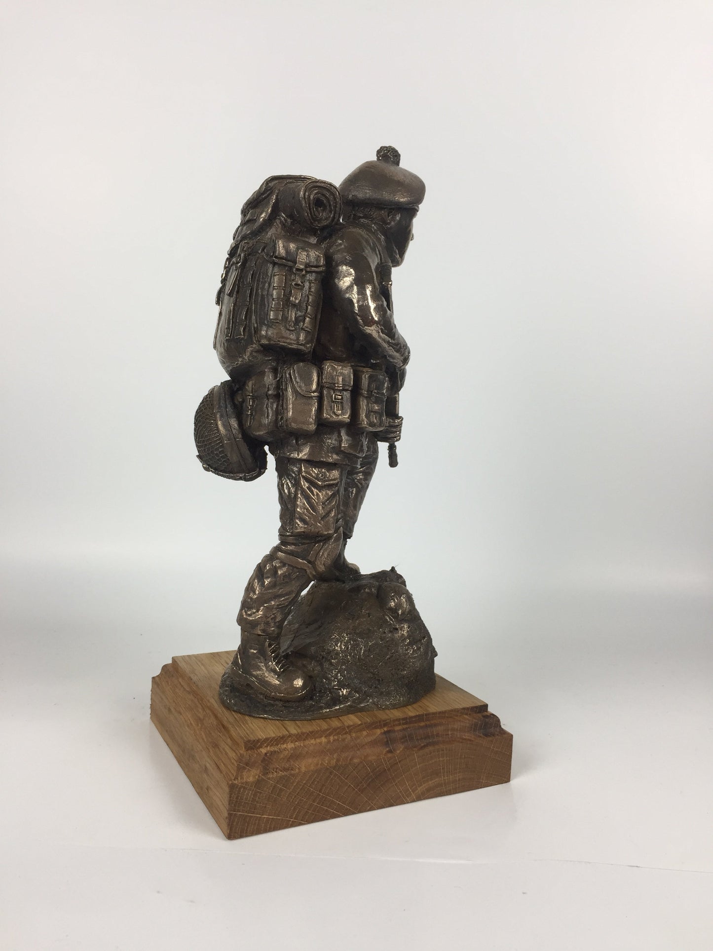 Royal Irish Ranger SA80 Caubeen Cold Cast Bronze Military Statue