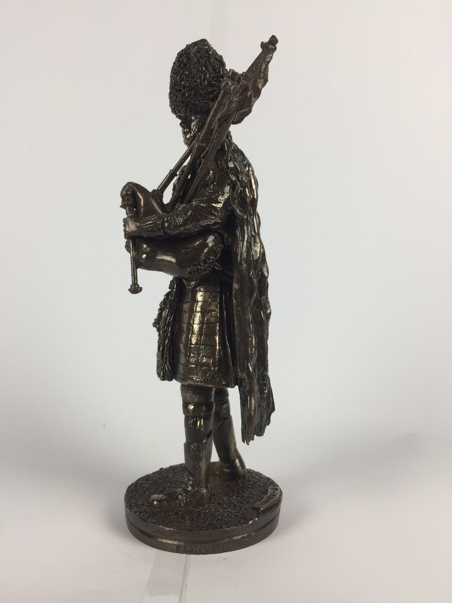 Royal Regiment of Scotland Piper Bronze Military Statue Sculpture
