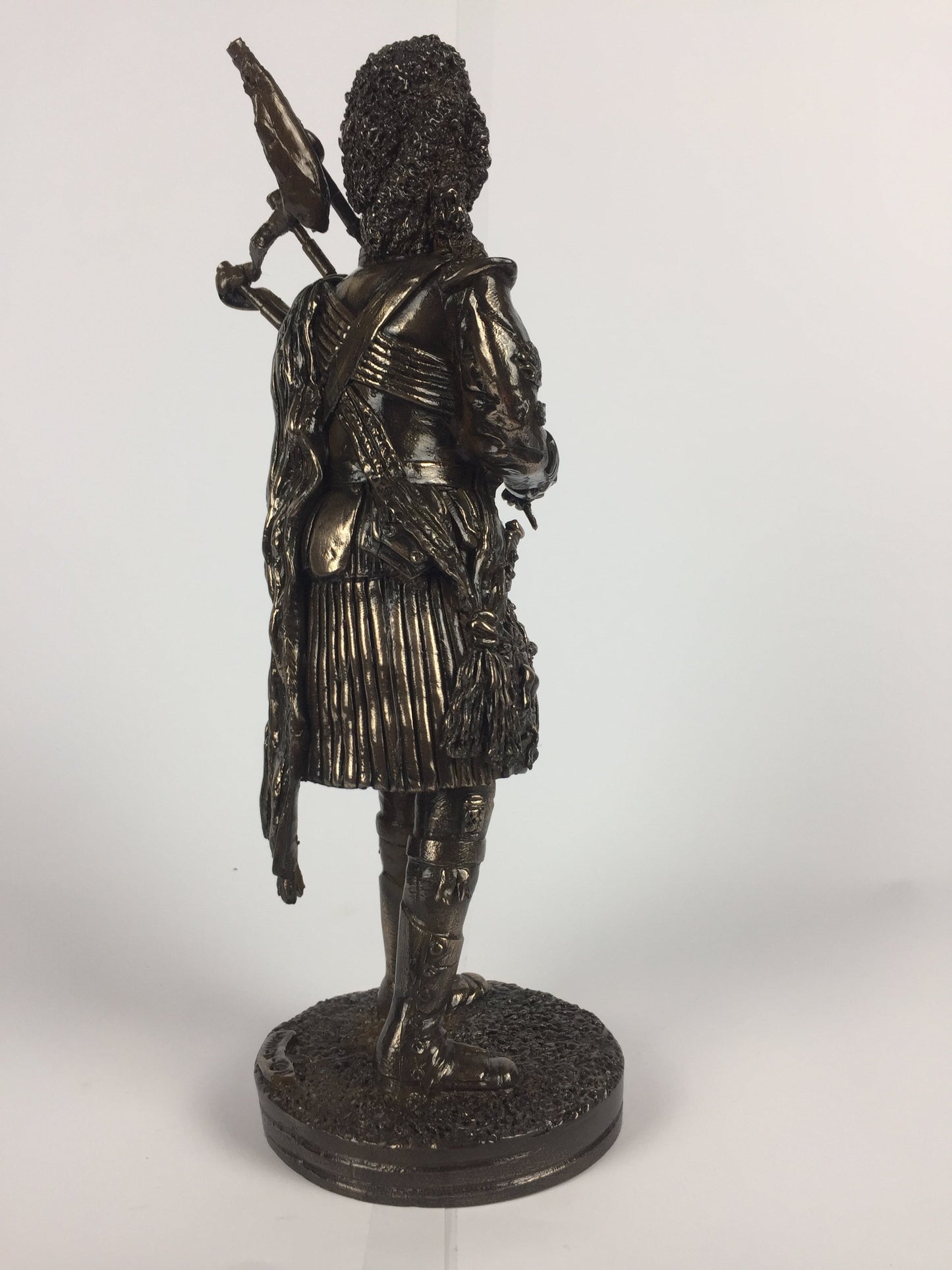 Royal Regiment of Scotland Piper Bronze Military Statue Sculpture
