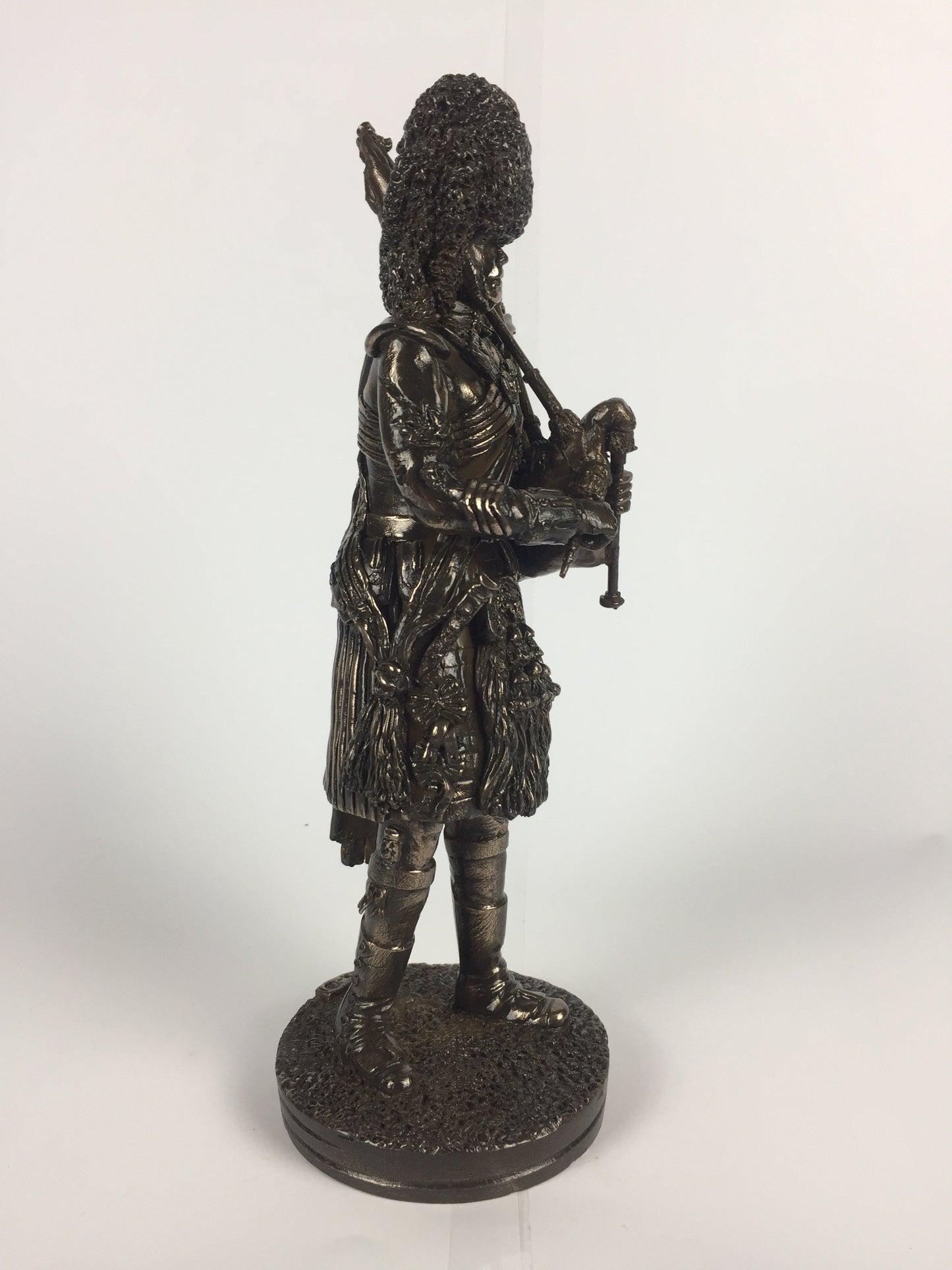 Royal Regiment of Scotland Piper Bronze Military Statue Sculpture