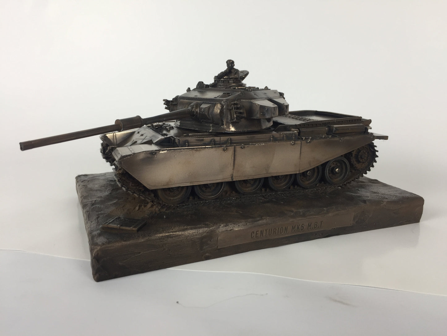 Centurion Mk5 Main Battle Tank Cold Cast Bronze Military Statue