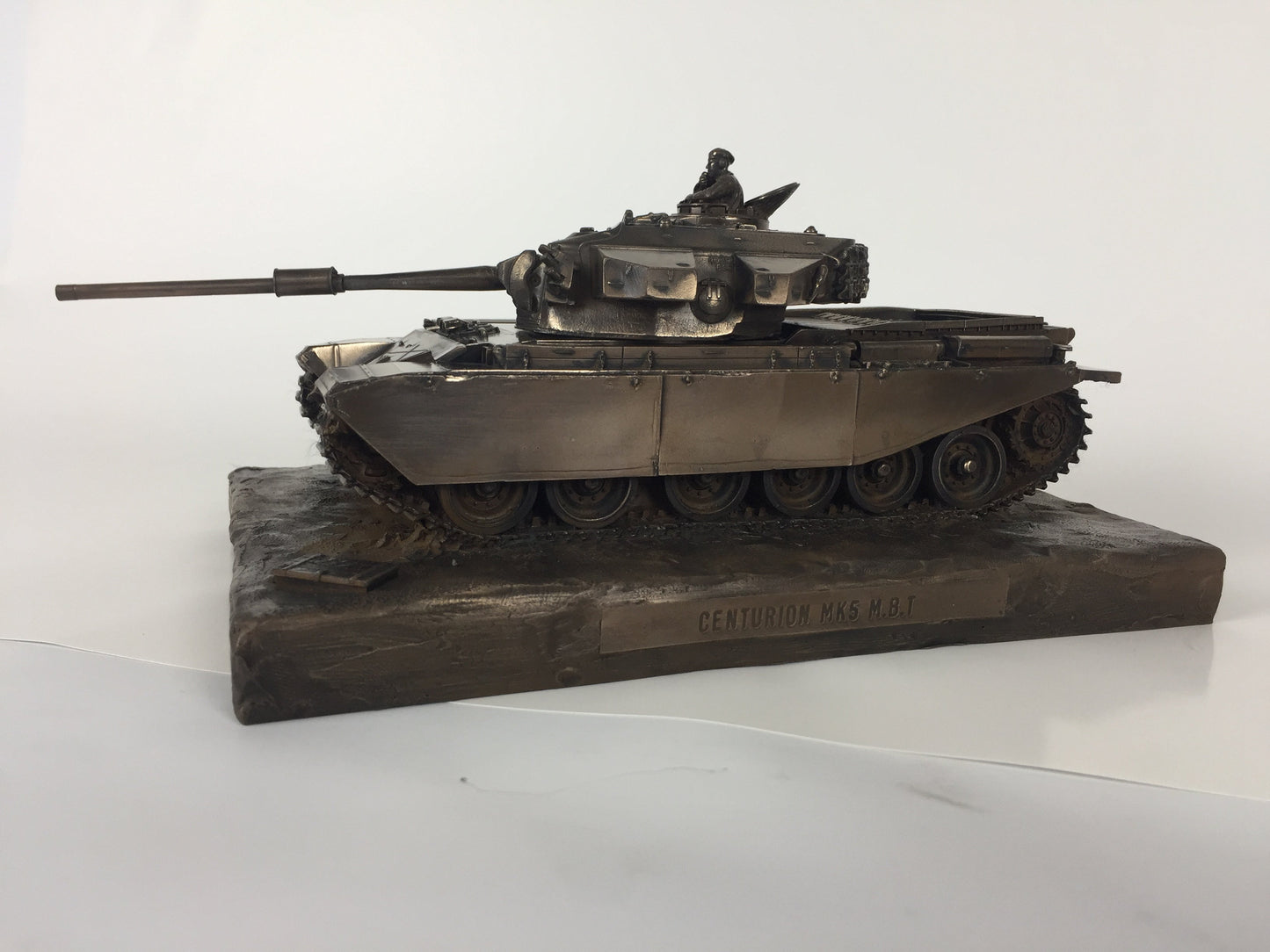 Centurion Mk5 Main Battle Tank Cold Cast Bronze Military Statue