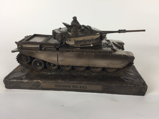Centurion Mk5 Main Battle Tank Cold Cast Bronze Military Statue