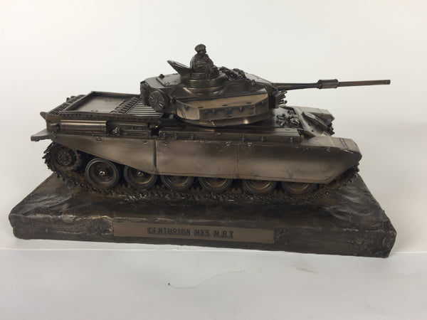 Centurion Mk5 Main Battle Tank Cold Cast Bronze Military Statue
