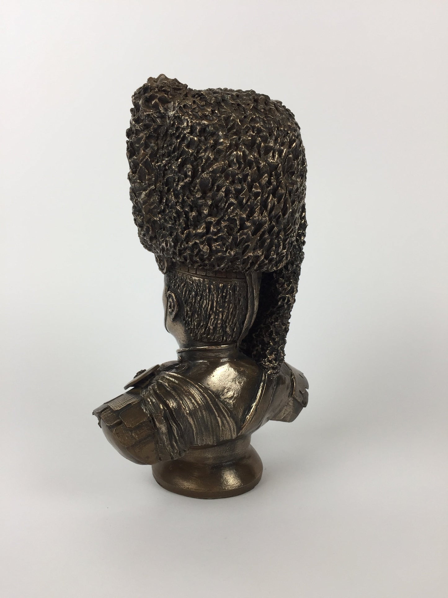 Scots Guards Pipe Major Cold Cast Bronze Military Statue