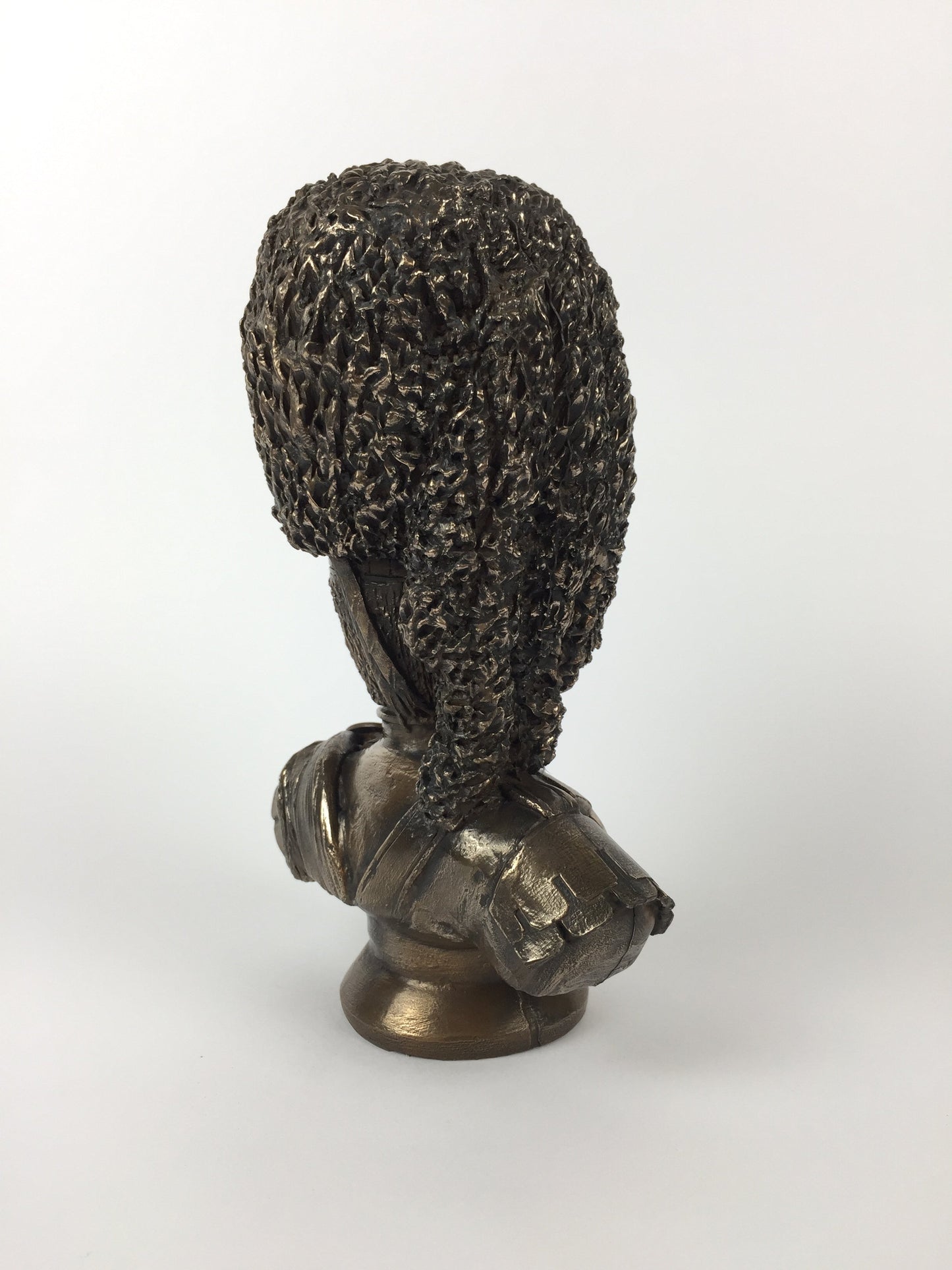 Scots Guards Pipe Major Cold Cast Bronze Military Statue