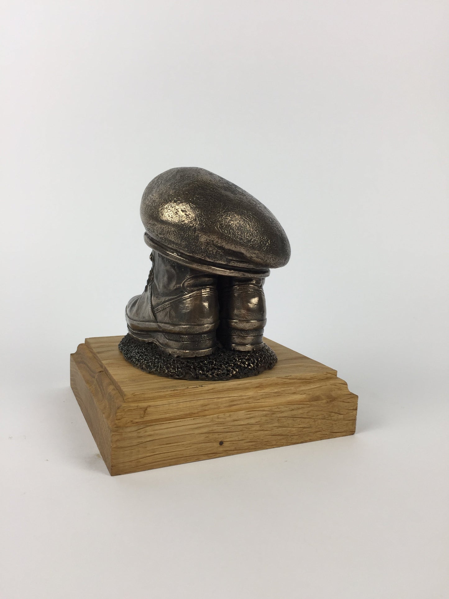 Boots and Beret Cold Cast Bronze Military Presentation Statue