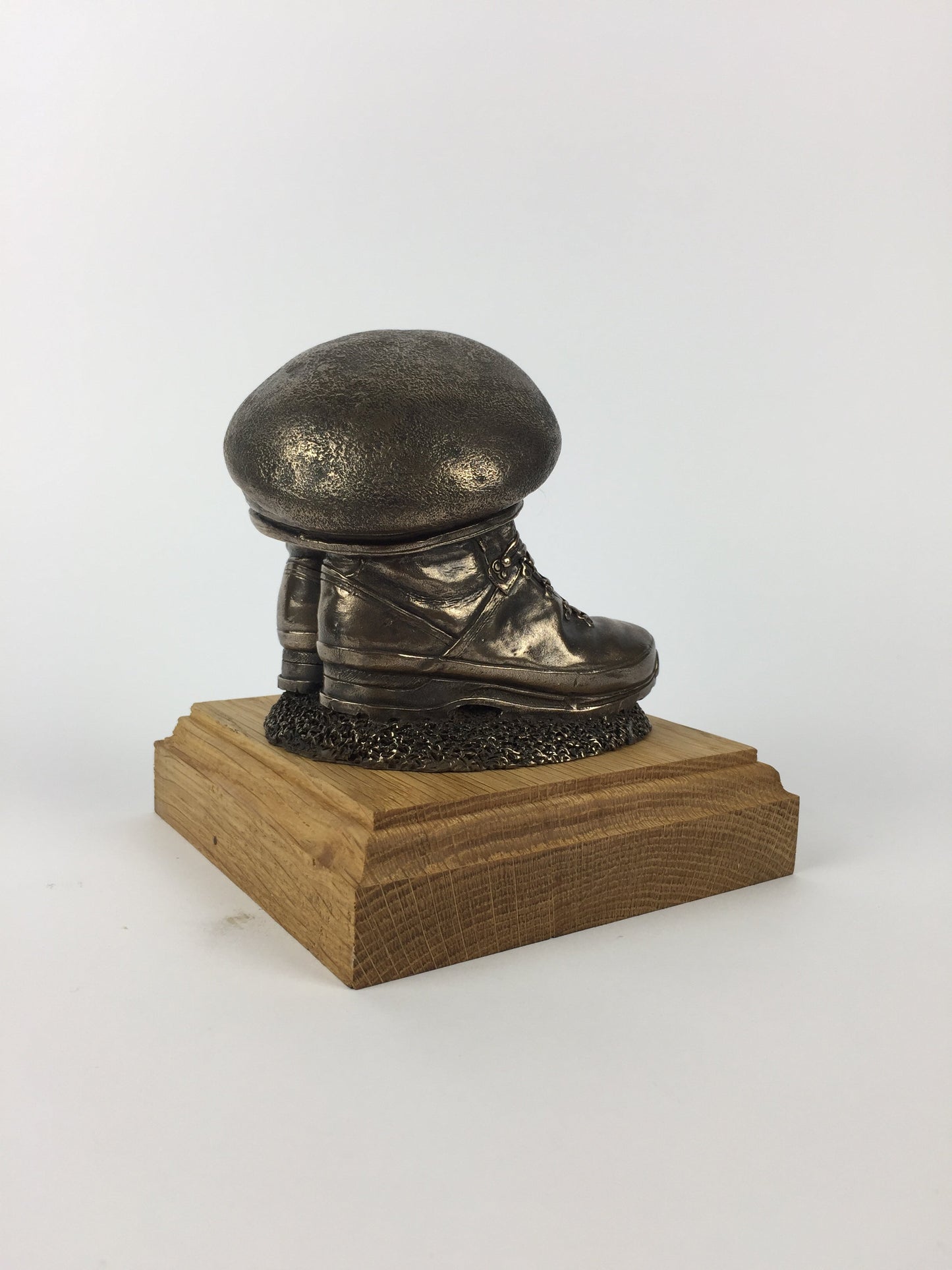 Boots and Beret Cold Cast Bronze Military Presentation Statue