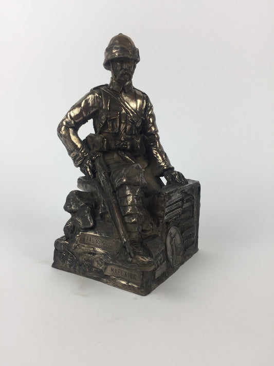 Second Boer War British Soldier – Cold Cast Bronze Military Statue