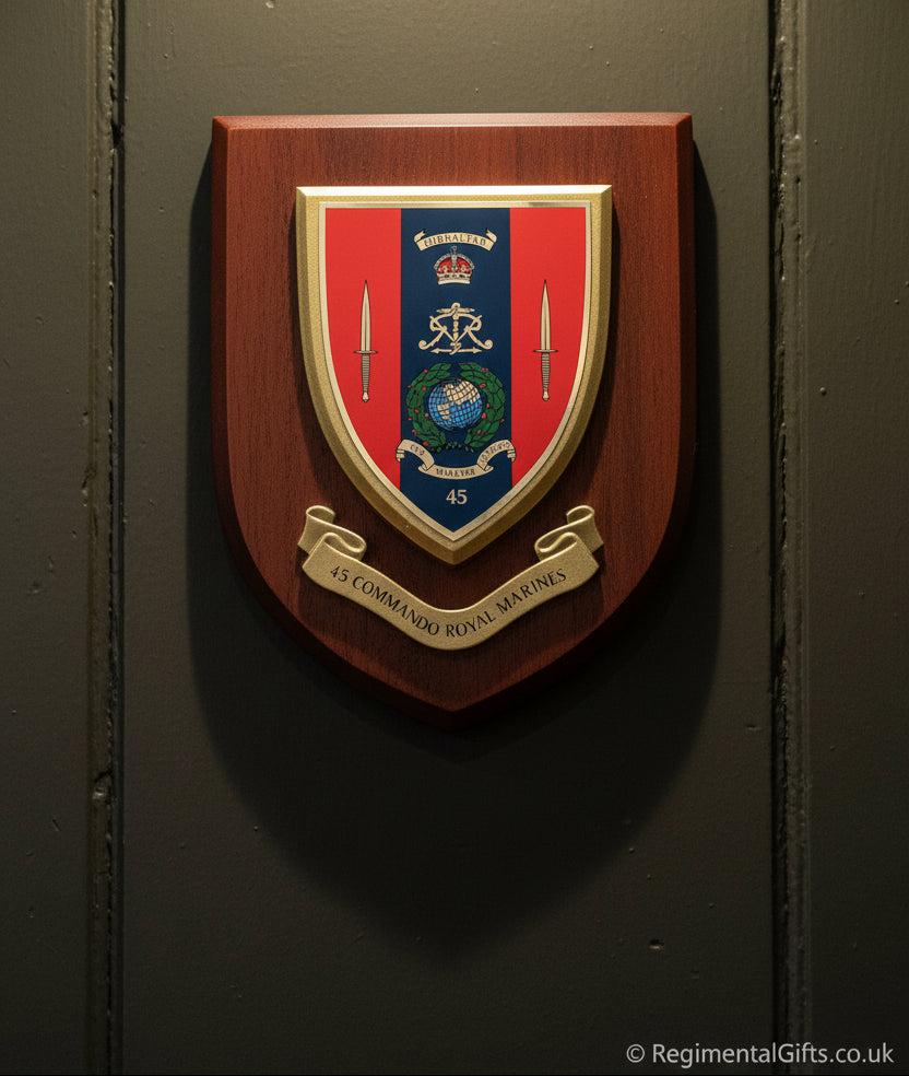 45 Commando RM - Wall Shield Plaque | MOD Licensed Seller