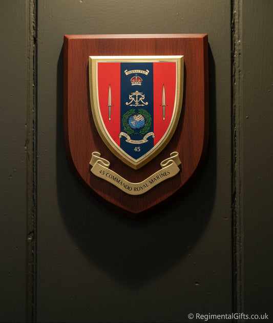 45 Commando RM - Wall Shield Plaque | MOD Licensed Seller