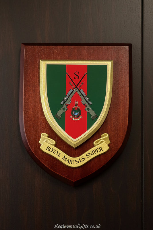 Royal Marines Sniper - Wall Shield Plaque | MOD Licensed Seller