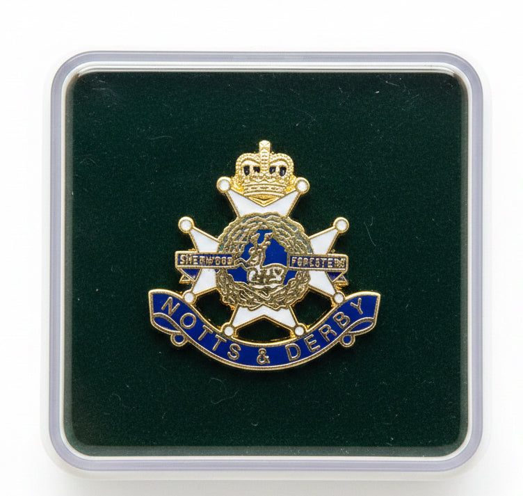The Sherwood Foresters (Notts & Derby) - British Military Lapel Pin Badge | MOD Licensed