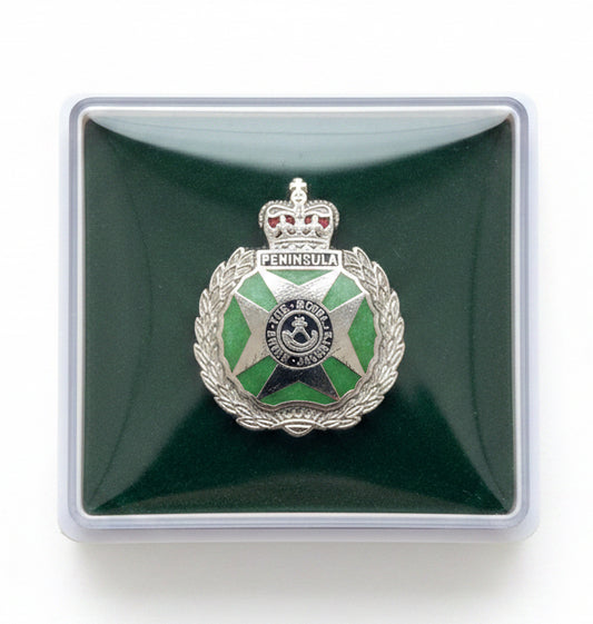 The Royal Green Jackets (RGJ) Coloured - British Military Lapel Pin Badge | MOD Licensed