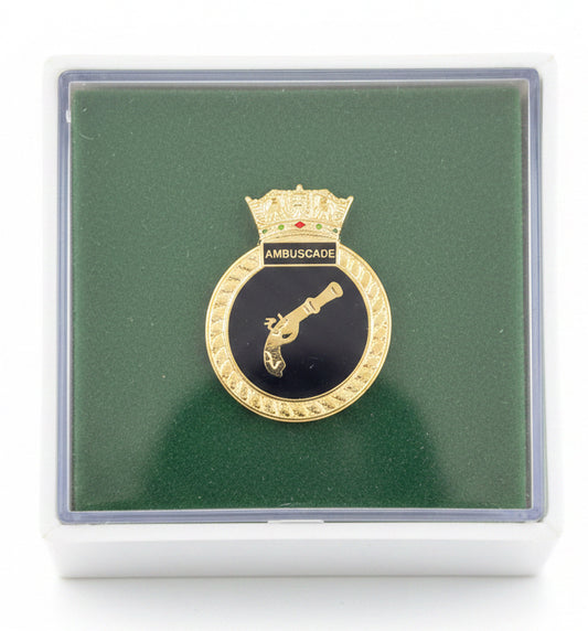HMS Ambuscade - Royal Navy Lapel Pin Badge | MOD Licensed