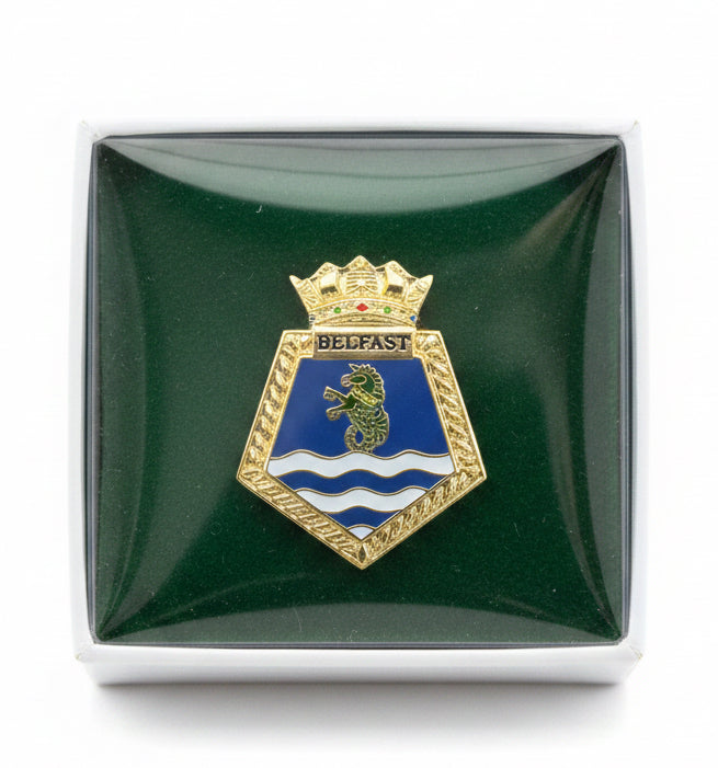 HMS Belfast Lapel Pin Badge | MOD Licensed
