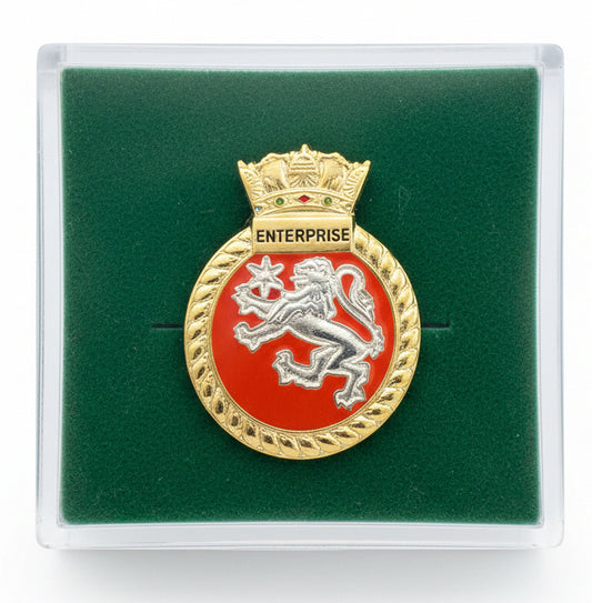 HMS Enterprise Lapel Pin Badge | MOD Licensed