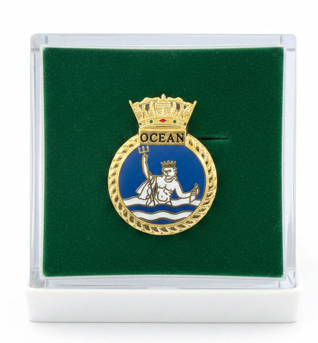 HMS Ocean Lapel Pin Badge | MOD Licensed