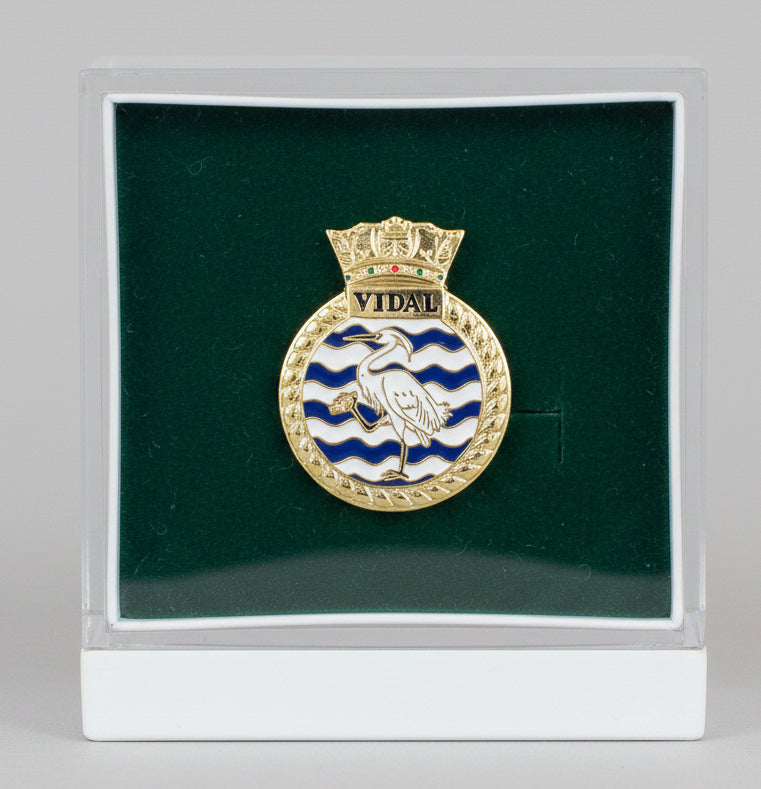 HMS Vidal Lapel Pin Badge | MOD Licensed