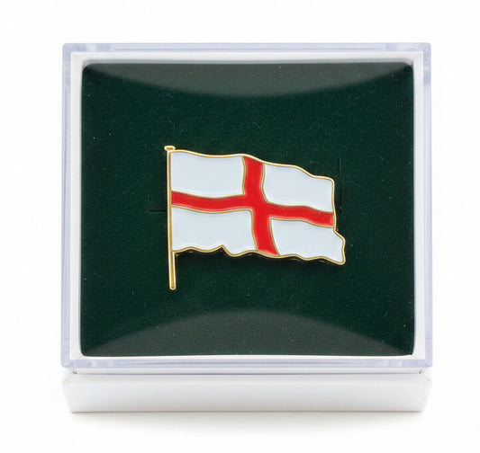 White Ensign (Flutter) Lapel Pin Badge | MOD Licensed