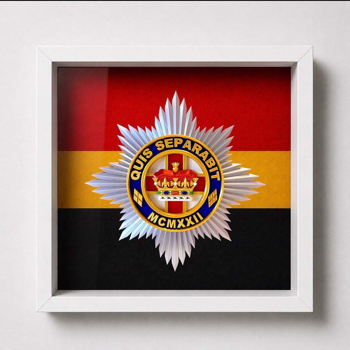 4th/7th Royal Dragoon Guards Cap Badge Display Frame | Officially Licensed
