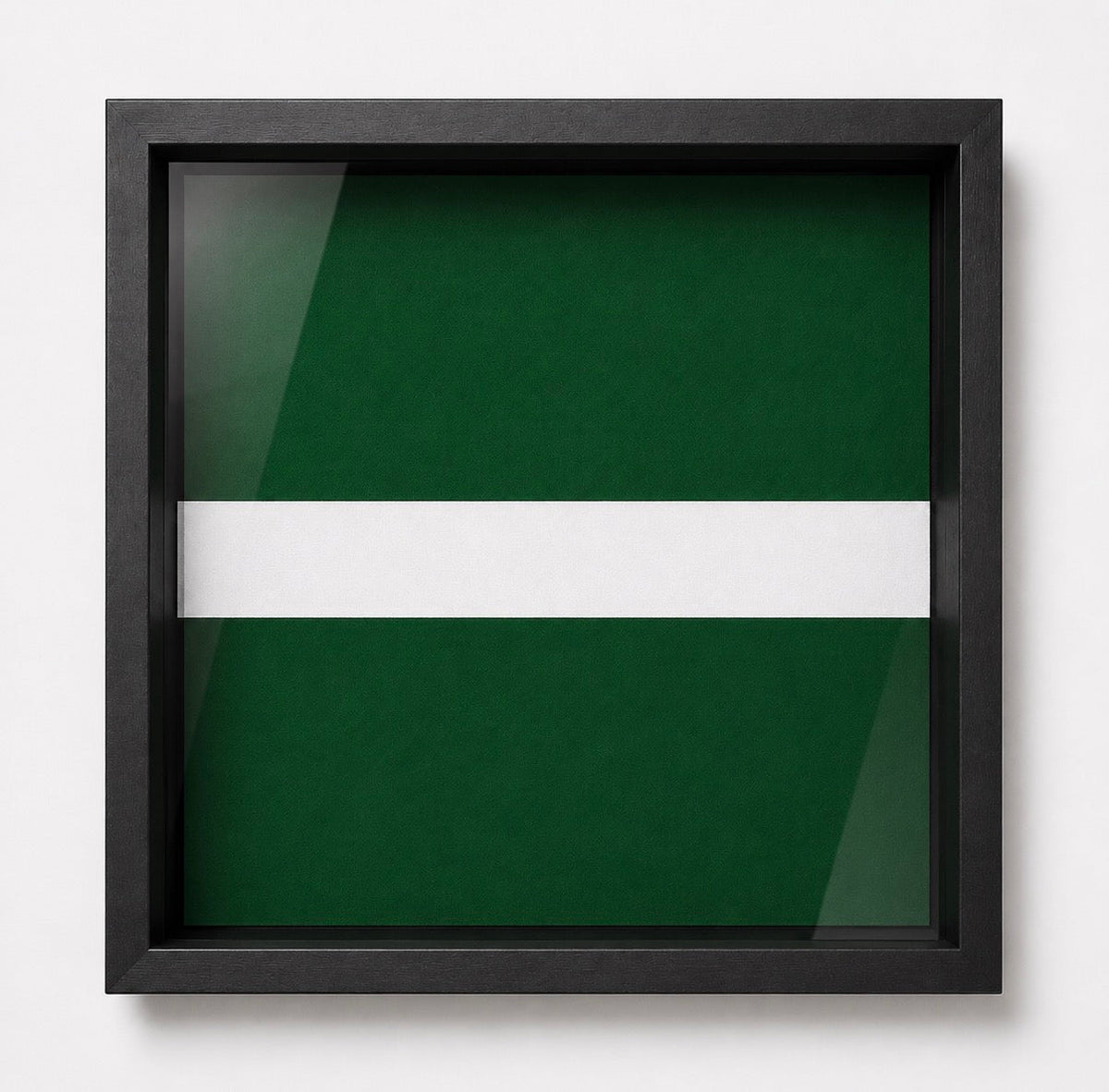The Green Howards Cap Badge Display Frame | Silver & Black | Officially Licensed
