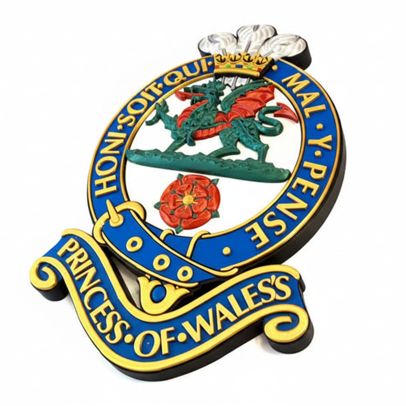 Princess of Wales's Royal Regiment (PWRR) Full Colour Cap Badge | Officially Licensed