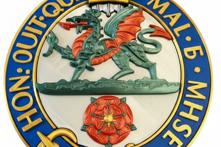 Princess of Wales's Royal Regiment (PWRR) Full Colour Cap Badge | Officially Licensed
