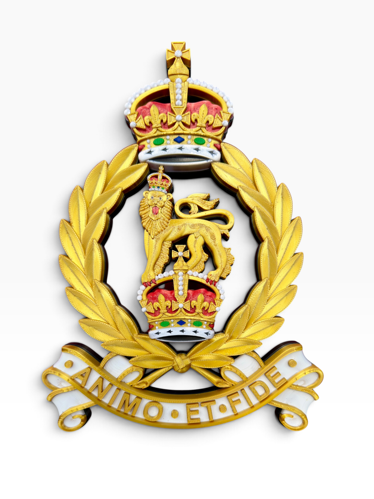 Adjutant General's Corps King's Crown Cap Badge | Officially Licensed