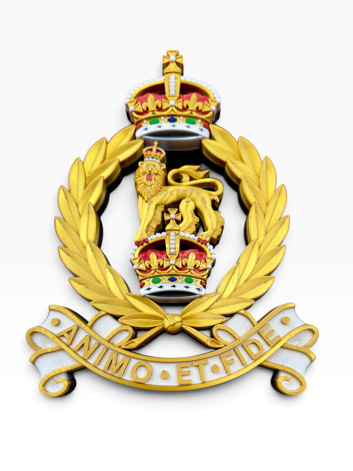 Adjutant General's Corps King's Crown Cap Badge | Officially Licensed