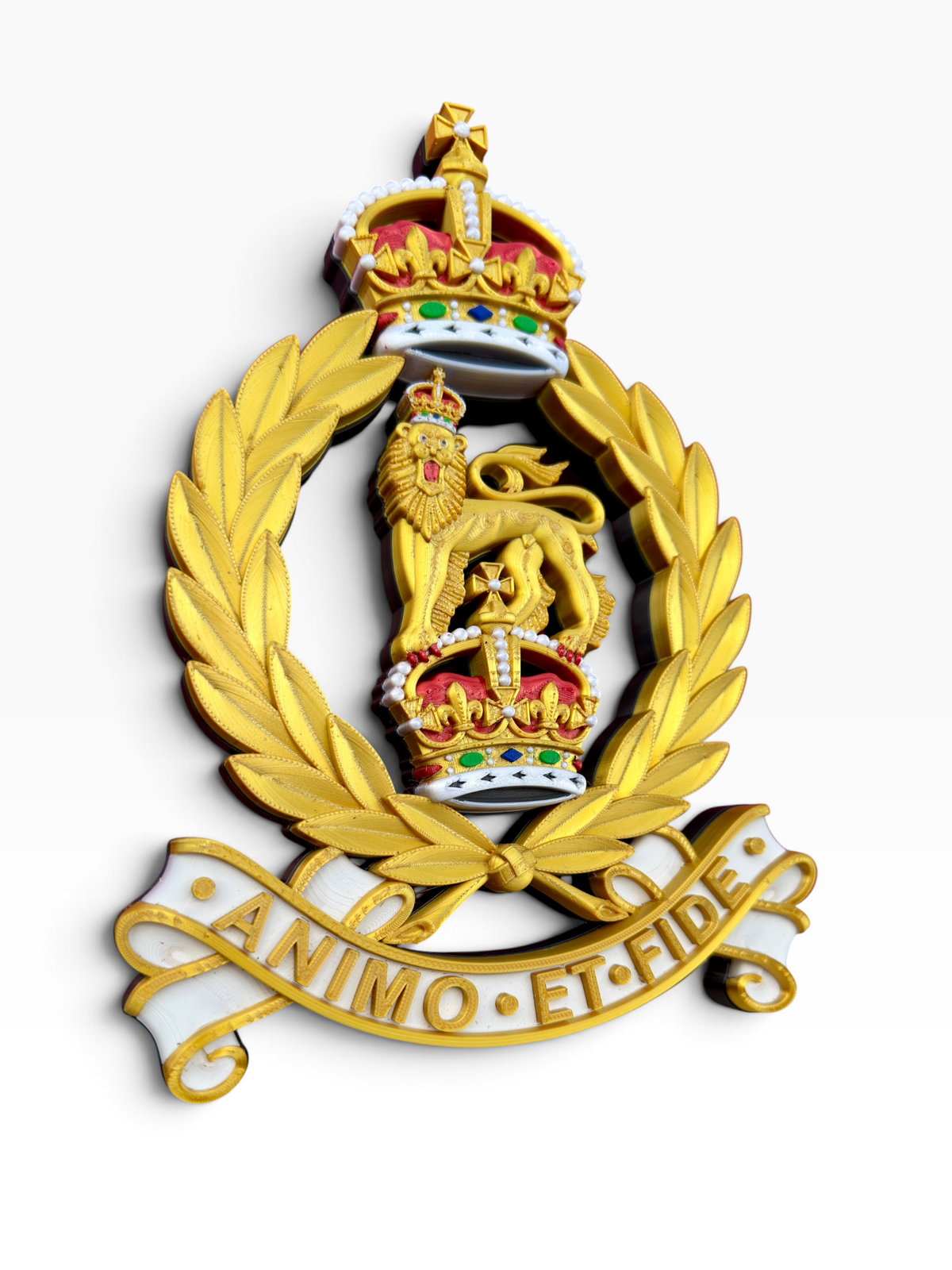 Adjutant General's Corps King's Crown Cap Badge | Officially Licensed