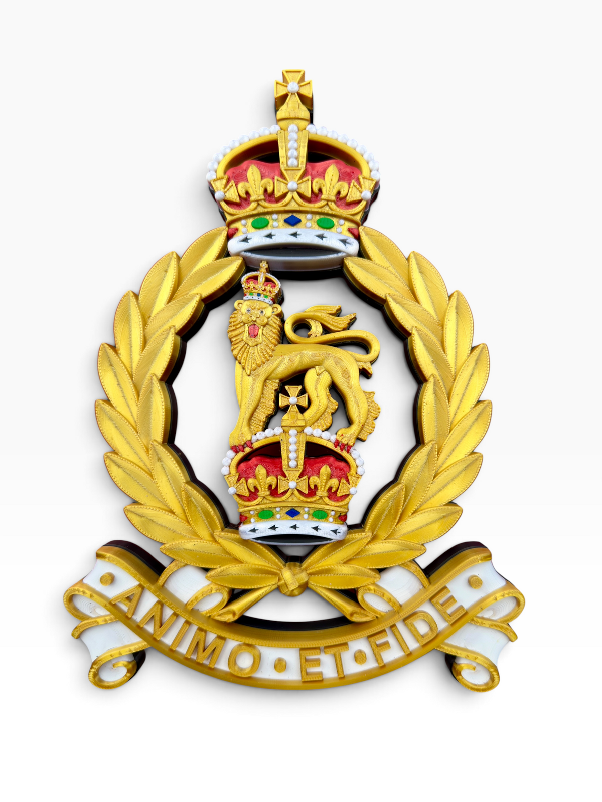 Adjutant General's Corps King's Crown Cap Badge | Officially Licensed