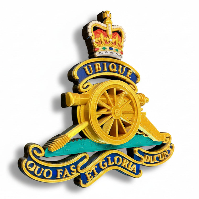 Royal Regiment of Artillery Queen's Crown Cap Badge | Officially Licensed