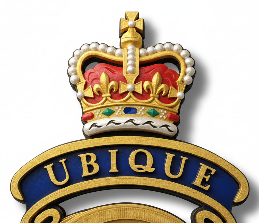Royal Regiment of Artillery Queen's Crown Cap Badge | Officially Licensed