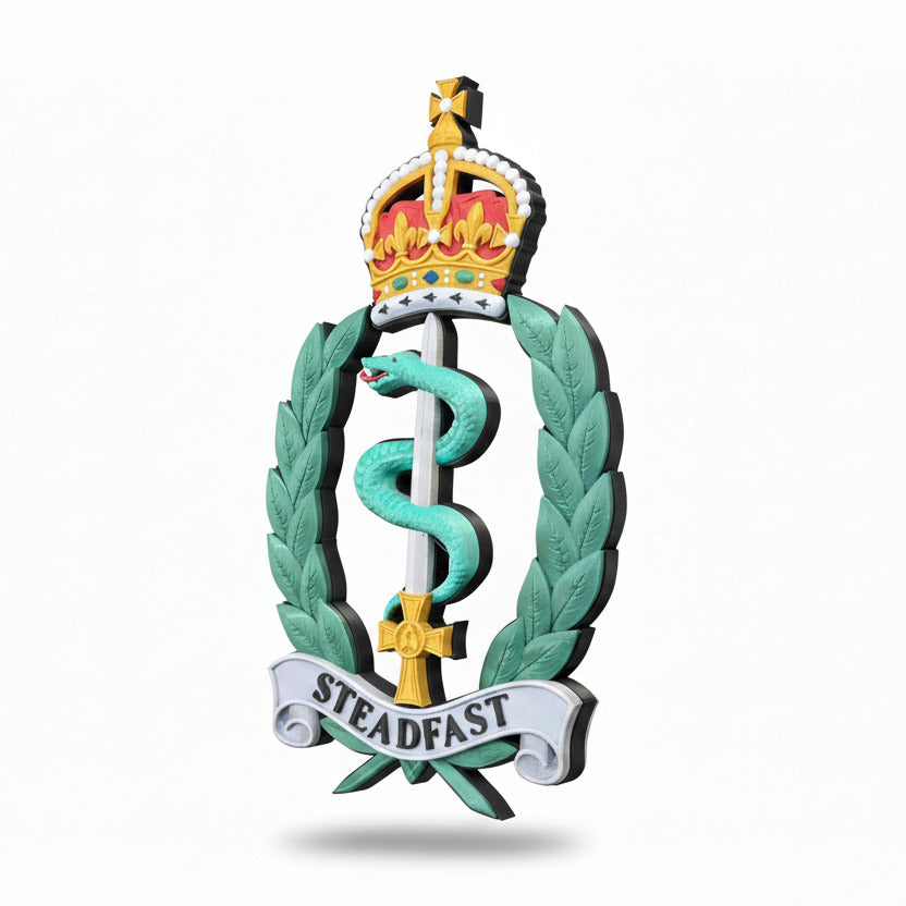 Royal Army Medical Service Cap Badge | Officially Licensed