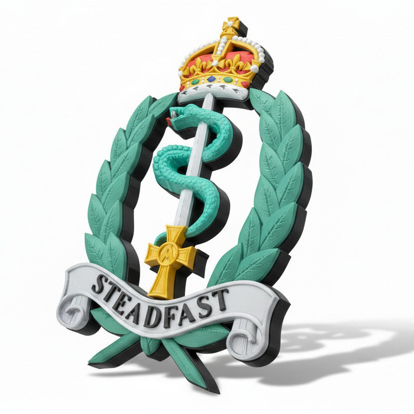 Royal Army Medical Service Cap Badge | Officially Licensed