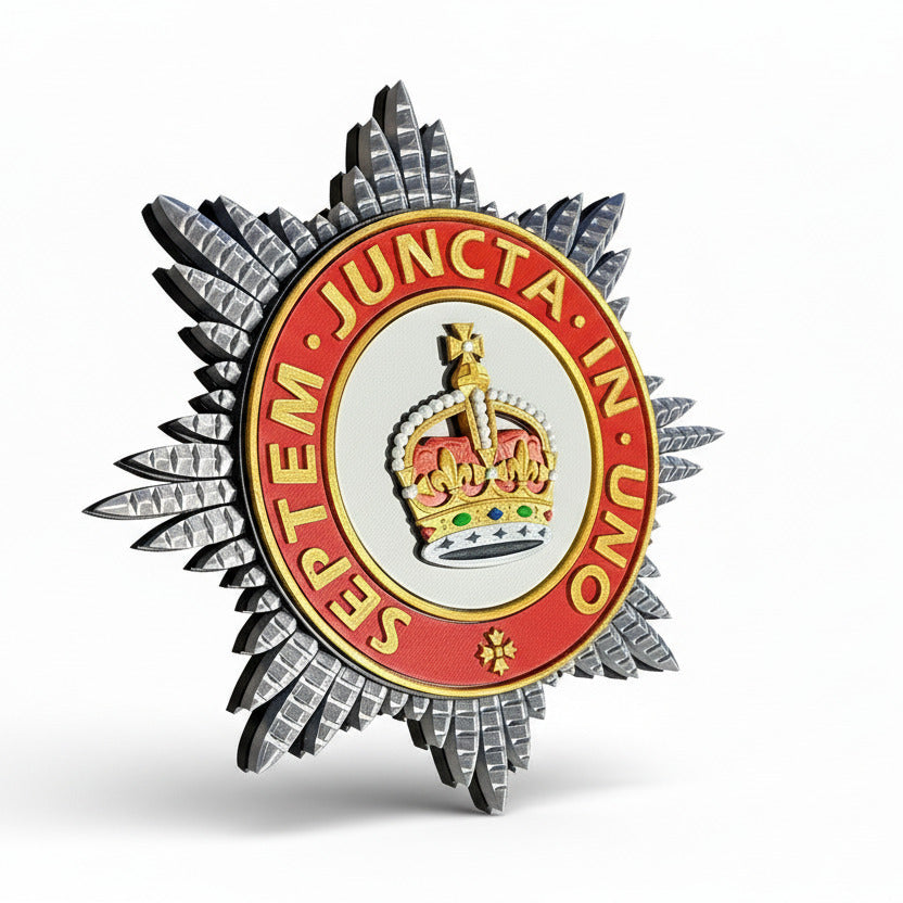 Household Division King's Crown Star Badge | Officially Licensed