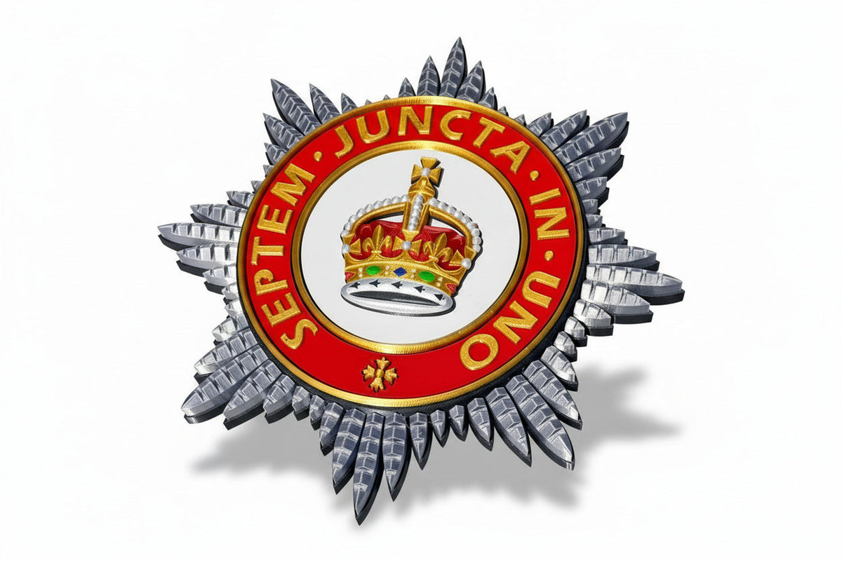 Household Division King's Crown Star Badge | Officially Licensed
