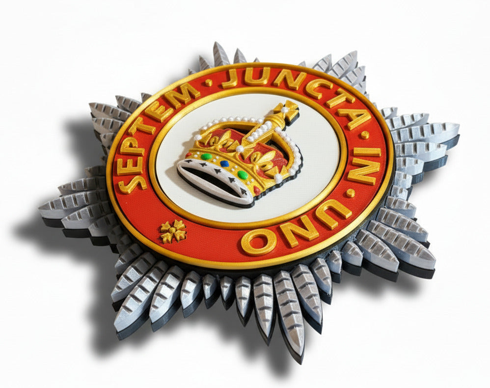 Household Division King's Crown Star Badge | Officially Licensed