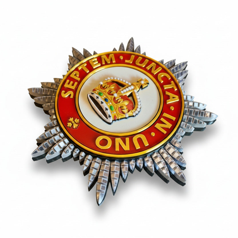 Household Division King's Crown Star Badge | Officially Licensed