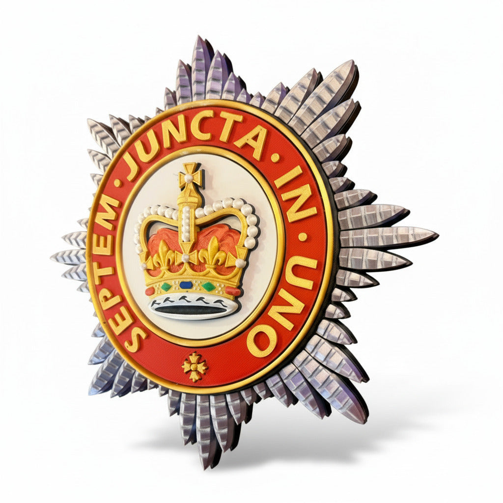 Household Division Queen's Crown Star Badge | Officially Licensed