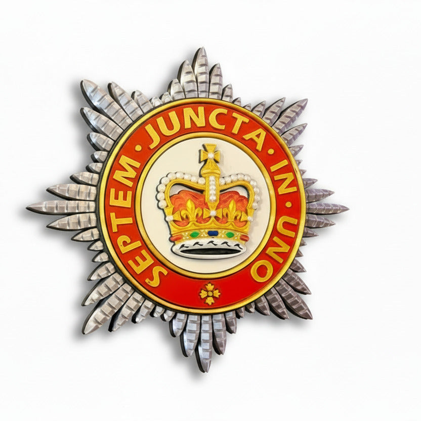 Household Division Queen's Crown Star Badge | Officially Licensed
