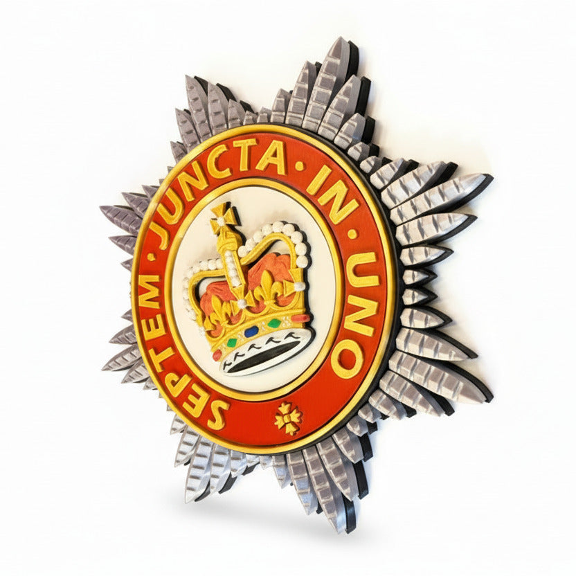 Household Division Queen's Crown Star Badge | Officially Licensed