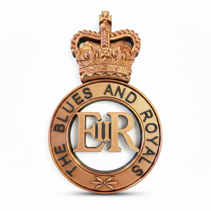 Blues and Royals Queen's Crown Cap Badge | Officially Licensed