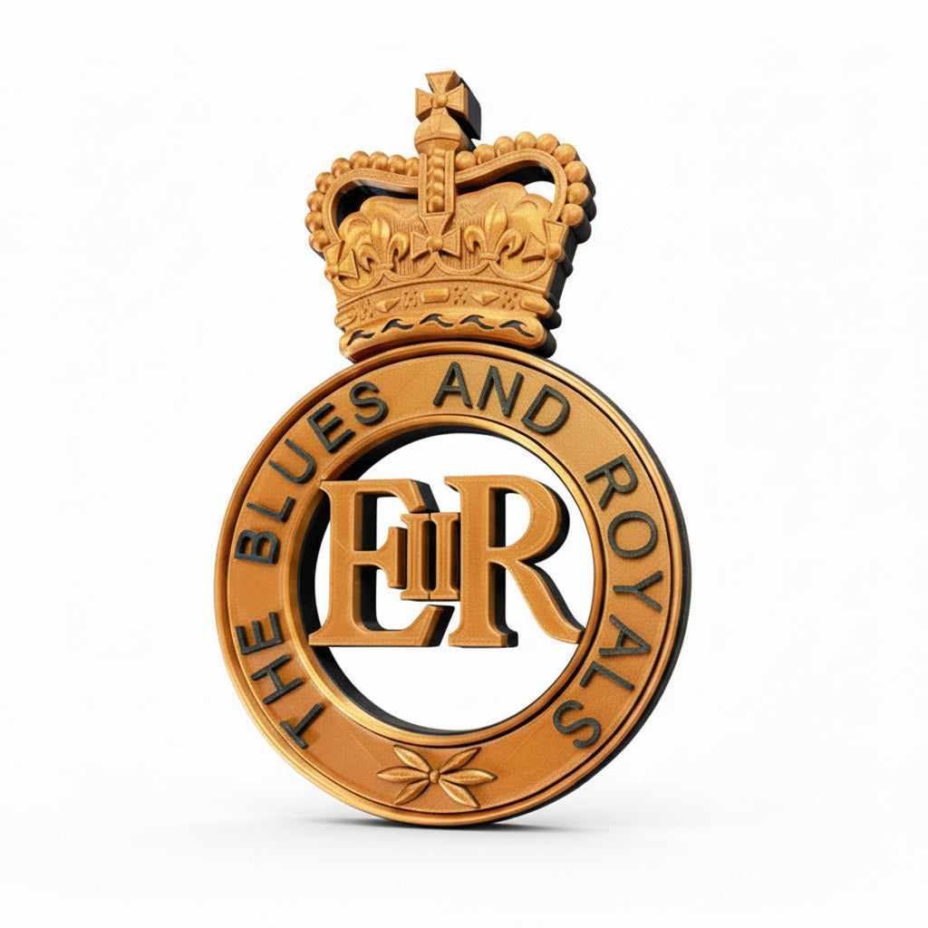 Blues and Royals Queen's Crown Cap Badge | Officially Licensed