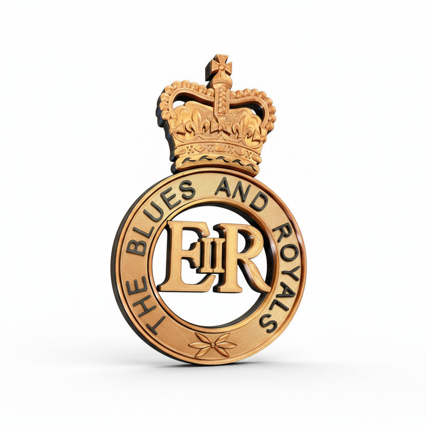 Blues and Royals Queen's Crown Cap Badge | Officially Licensed
