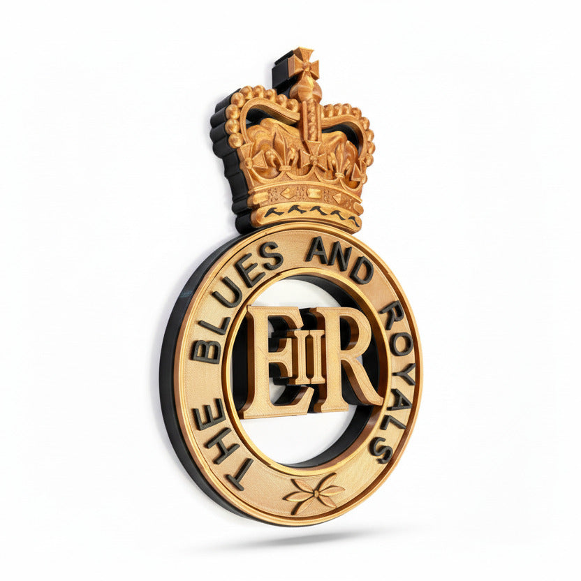 Blues and Royals Queen's Crown Cap Badge | Officially Licensed