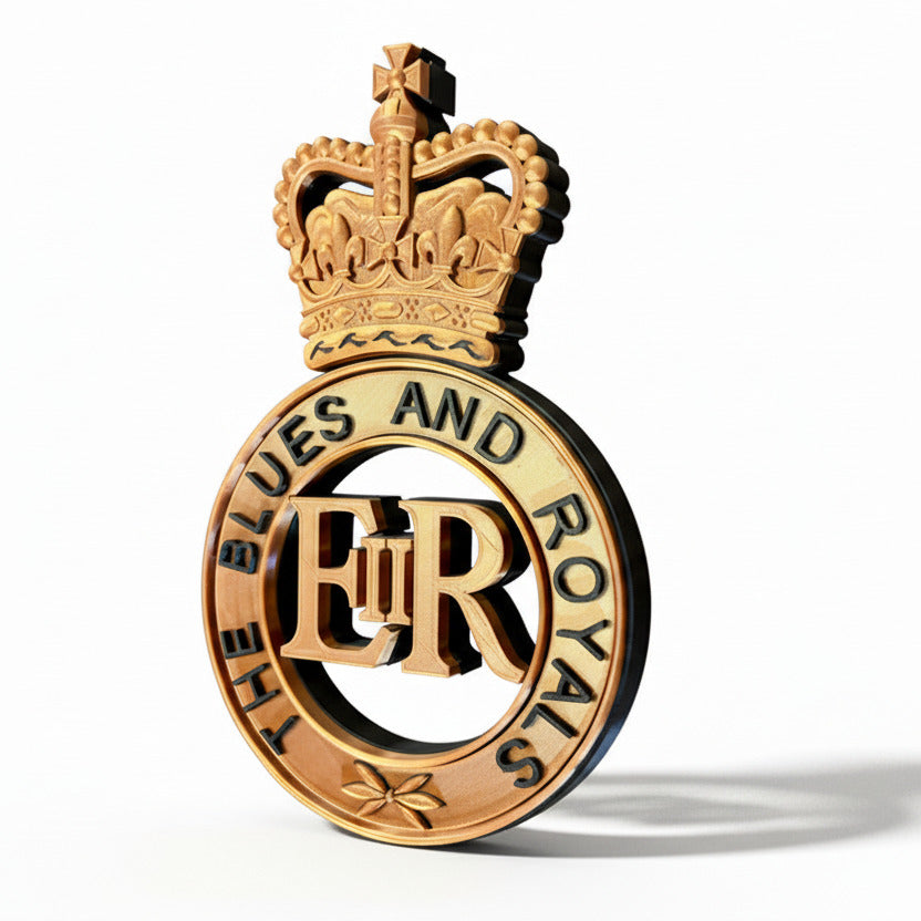 Blues and Royals Queen's Crown Cap Badge | Officially Licensed