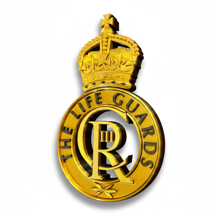 The Life Guards King's Crown Cap Badge | Officially Licensed